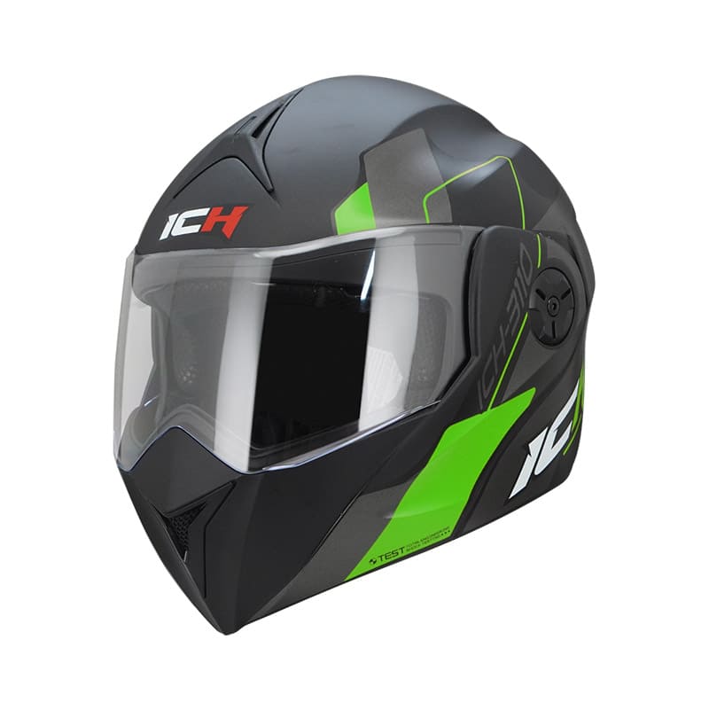 CASCO ICH ICH-3110DV MACED MATE NEGRO VERDE NEON