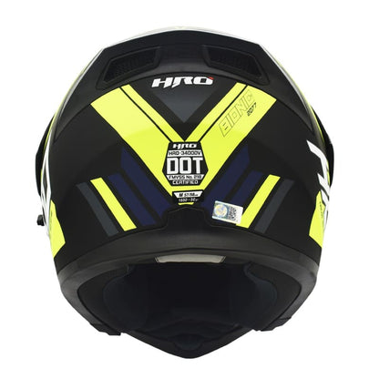 CASCO HRO HRO-3400DV BIONIC MATE NEGRO AMARILLO NEON