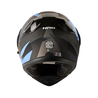 CASCO HRO HRO-3400DV BREAKS MATE NEGRO AZUL OSCURO IRIDIUM