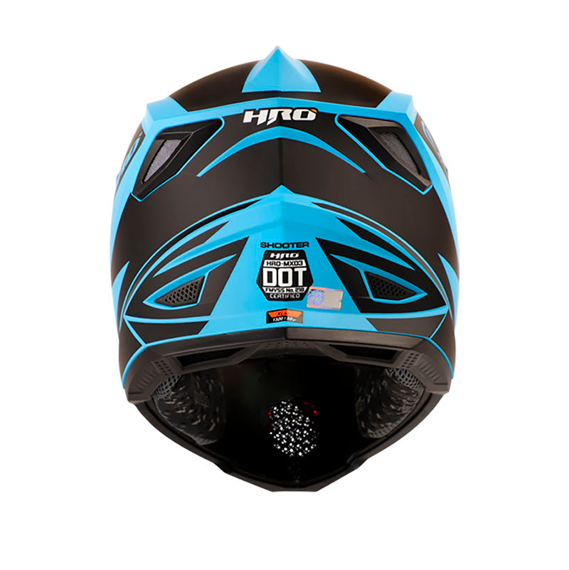 CASCO HRO HRO-MX03 SHOOTER MATE AZUL NEGRO
