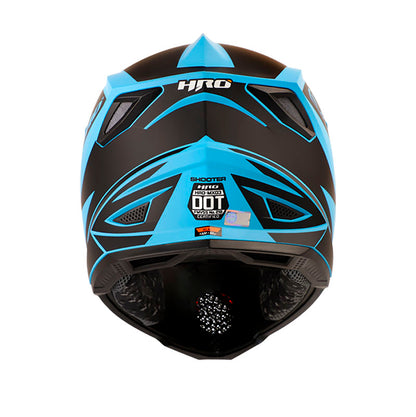 CASCO HRO HRO-MX03 SHOOTER MATE AZUL NEGRO