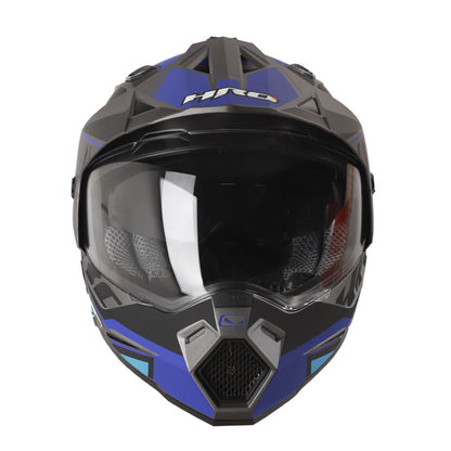 CASCO HRO HRO-MX330DV ELEXE MATE NEGRO AZUL