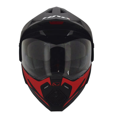 CASCO HRO HRO-MX330DV TRAP MATE NEGRO ROJO
