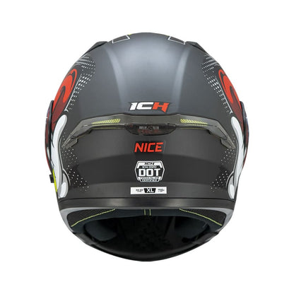 CASCO ICH ICH-3120DV NICE MATE NEGRO ROJO