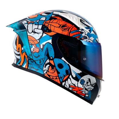 CASCO SHAFT SH-526SP DIMENSION AZUL NAVY NARANJA NEON