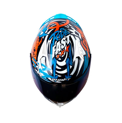 CASCO SHAFT SH-526SP DIMENSION AZUL NAVY NARANJA NEON