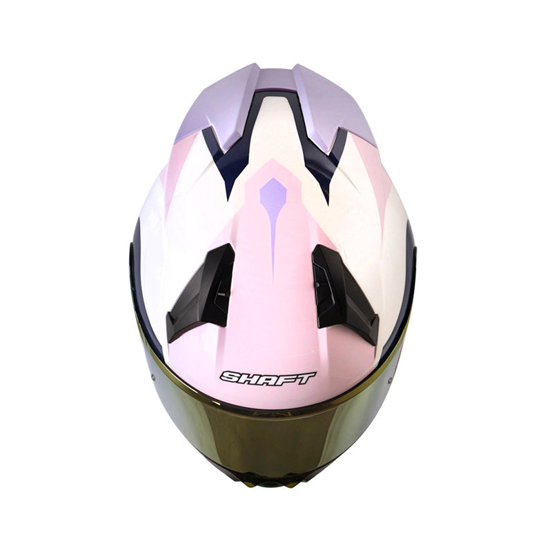 CASCO SHAFT SH-560 WUOKI BLANCO PERLA MORADO CLARO IRIDIUM