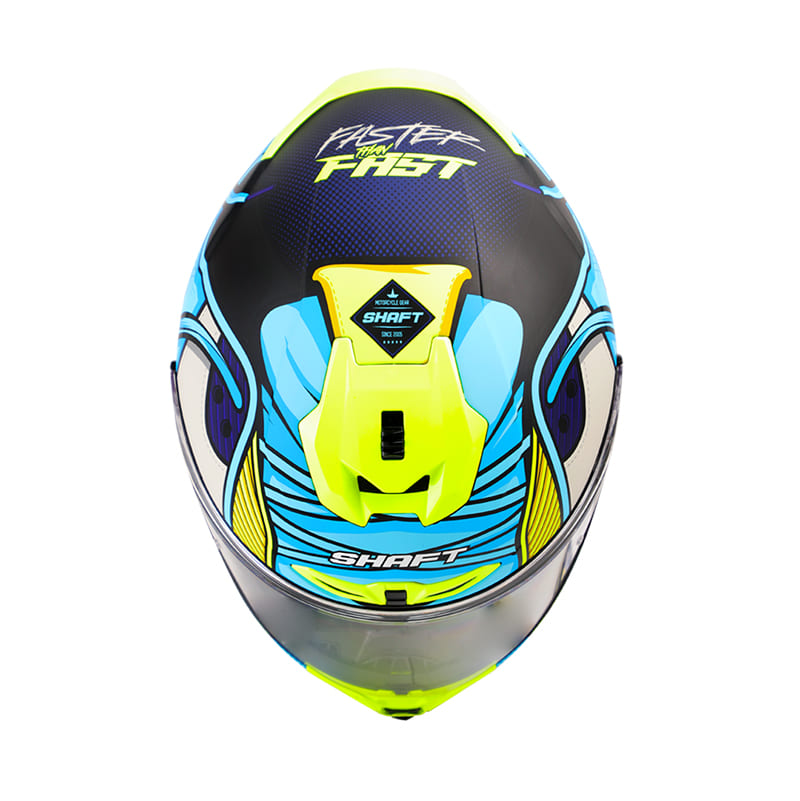 CASCO SHAFT SH-542GT SNEAKERHEA MATE NEGRO AMARILLO NEON