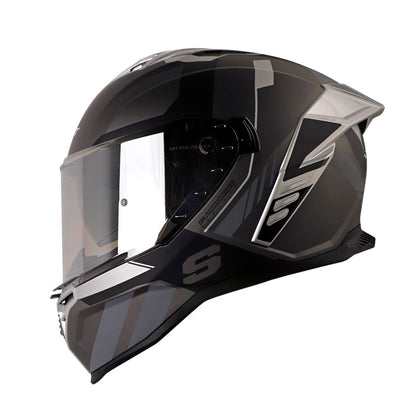 CASCO SHAFT SH-598GTR EMAN MATE NEGRO7 NEGRO VISOR IRIDIUM