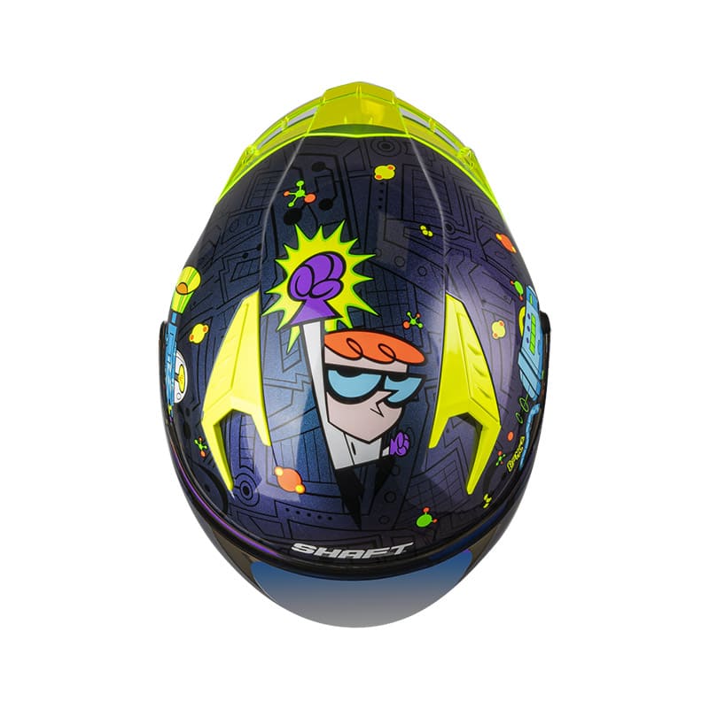 CASCO SHAFT SH-226SP DEXTER CAMALEON VISOR IRIDIUM AZUL