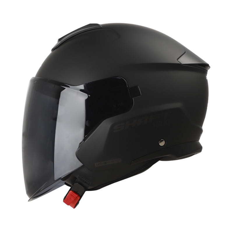 CASCO SHAFT SH-230 SOLID MATE NEGRO VISOR HUMO