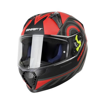 CASCO SHAFT SH-560 DUELO MATE NEGRO ROJO