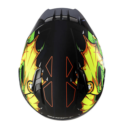 CASCO SHAFT SH-582SP LEVIATAN MATE NEGRO VERDE NEON