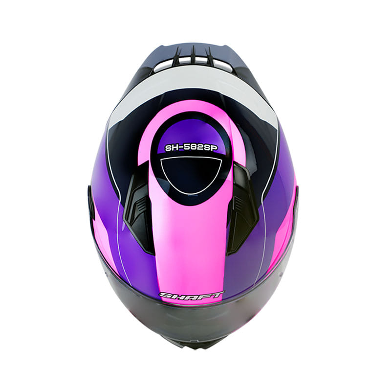 CASCO SHAFT SH-582SP COULERAT AZUL NAVY MORADO NEON