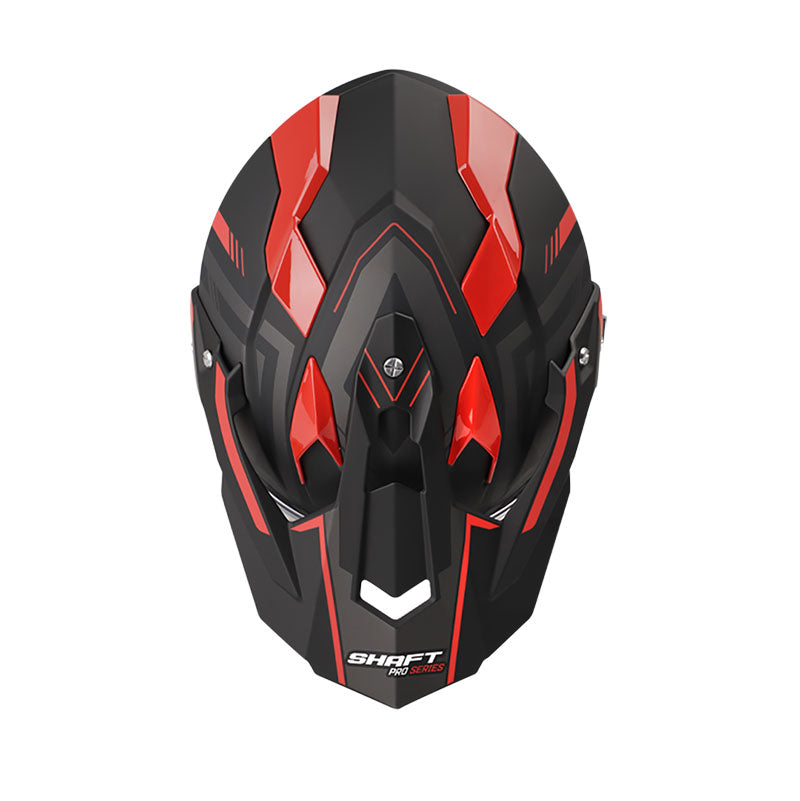CASCO SHAFT SH-MX370DV PRO THEME MATE NEGRO ROJO