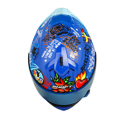 CASCO SHAFT SH-610DV PRO CANDELA AZUL CANDY VISOR IRIDIUM