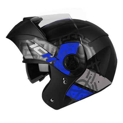 CASCO ICH ICH-3110DV RUNAS MATE NEGRO AZUL