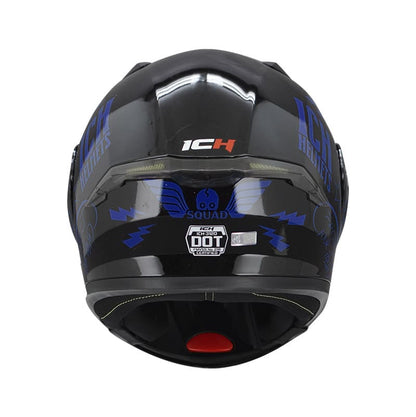 CASCO ICH ICH-3120DV SQUAD NEGRO AZUL NAVY