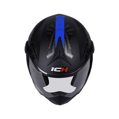 CASCO ICH ICH-3110DV RUNAS MATE NEGRO AZUL