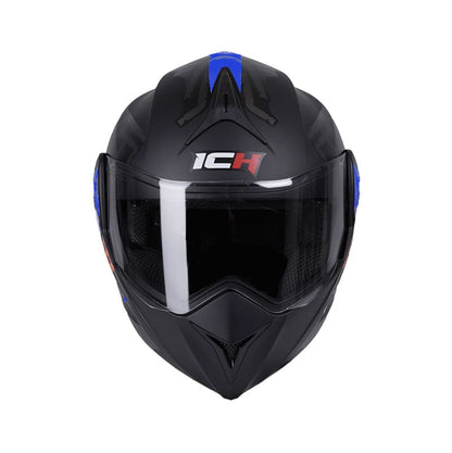 CASCO ICH ICH-3110DV RUNAS MATE NEGRO AZUL