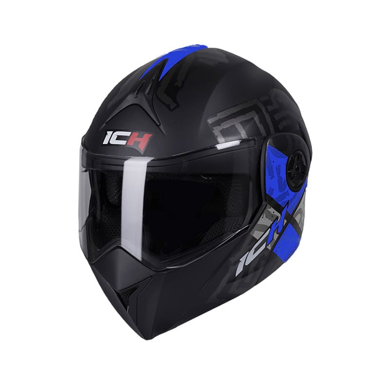 CASCO ICH ICH-3110DV RUNAS MATE NEGRO AZUL