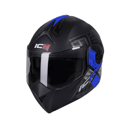 CASCO ICH ICH-3110DV RUNAS MATE NEGRO AZUL