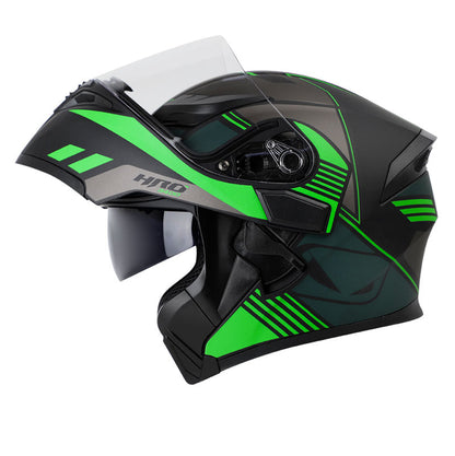 CASCO HRO HRO-3400DV AHEAD MATE NEGRO VERDE NEON