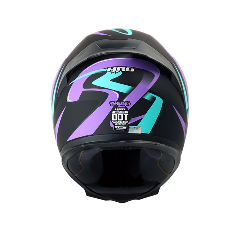 CASCO HRO HRO-511 FLOWING MATE NEGRO MORADO NEON