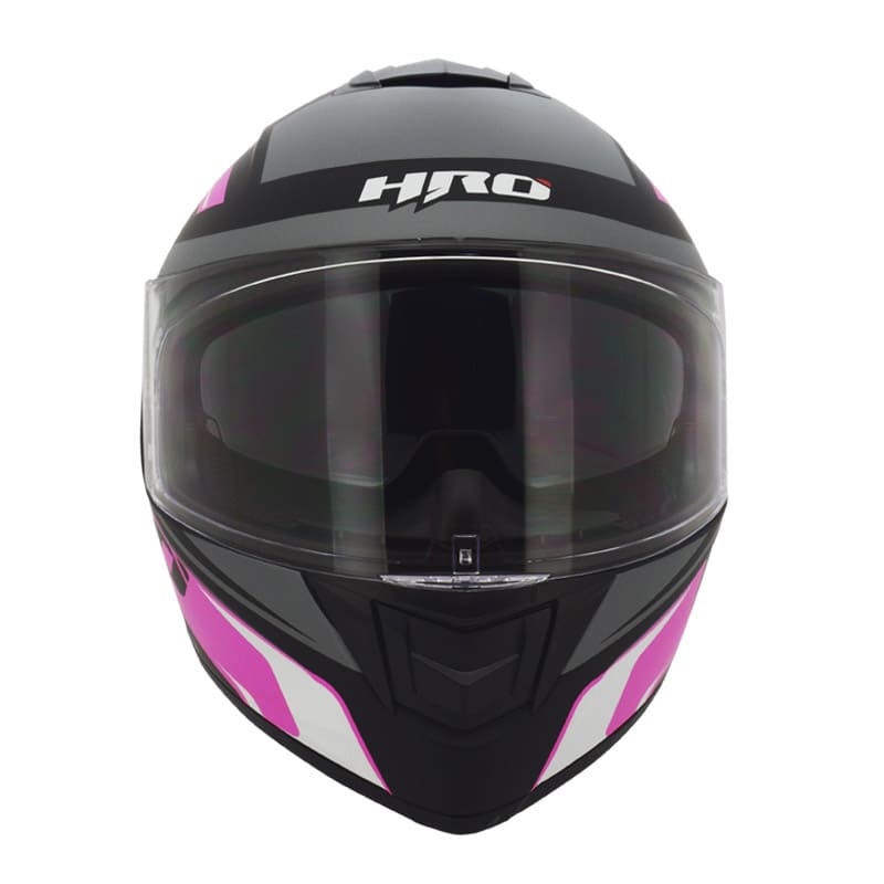 CASCO HRO HRO-518DV STROBER MATE NEGRO FUCSIA NEON