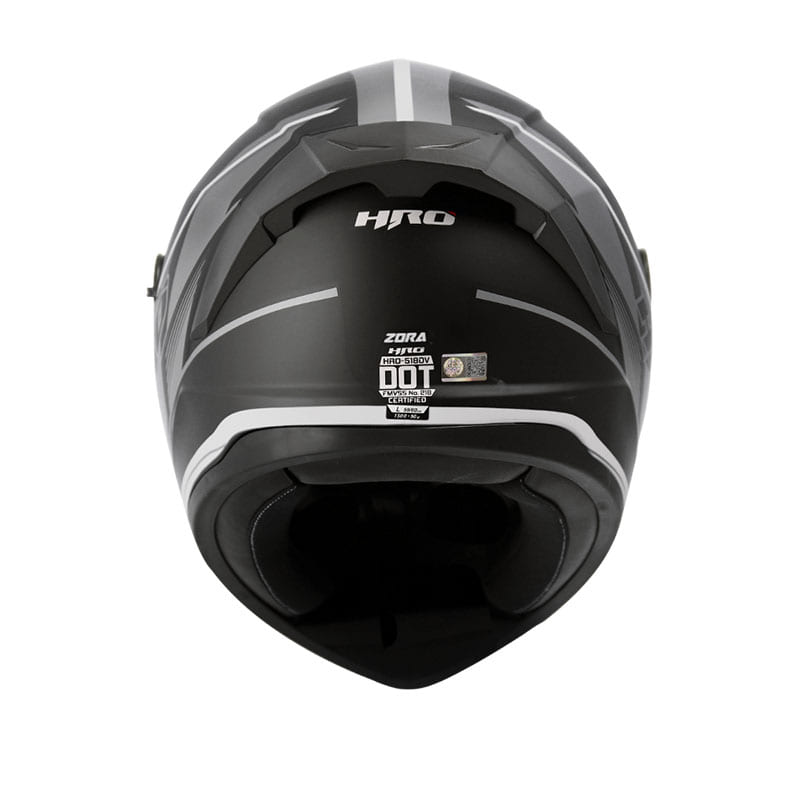 CASCO HRO HRO-518DV ZORA MATE NEGRO GRIS