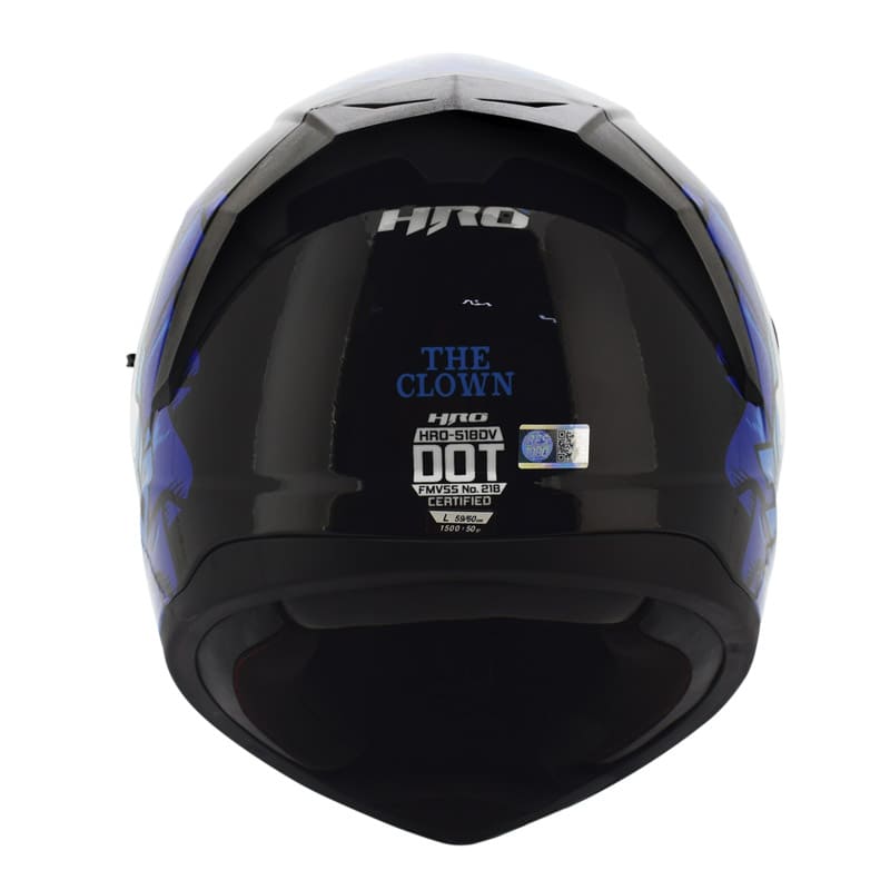CASCO HRO HRO-518DV THE CLOWN NEGRO AZUL