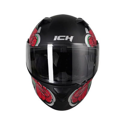 CASCO ICH ICH-3120DV FLOWRISH MATE NEGRO ROJO