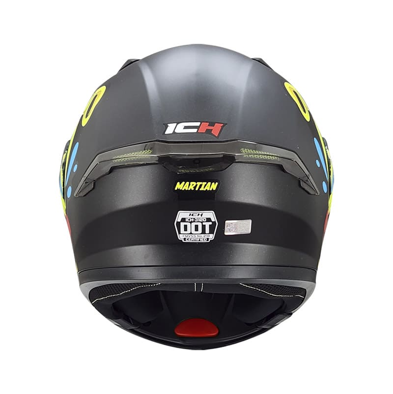 CASCO ICH ICH-3120DV MARTIAN MATE NEGRO AMARILLO NEON