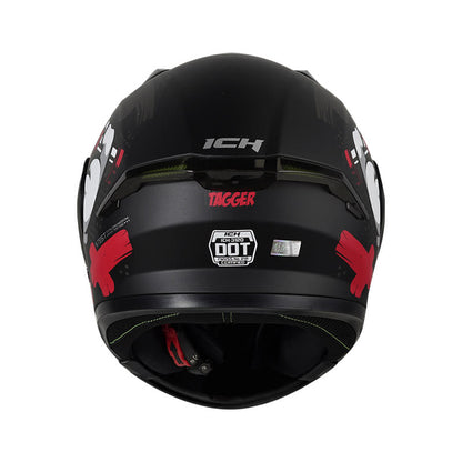 CASCO ICH ICH-3120DV TAGGER MATE NEGRO ROJO