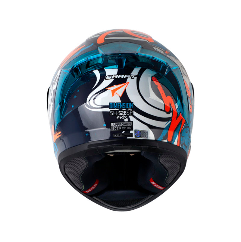 CASCO SHAFT SH-526SP DIMENSION AZUL NAVY NARANJA NEON