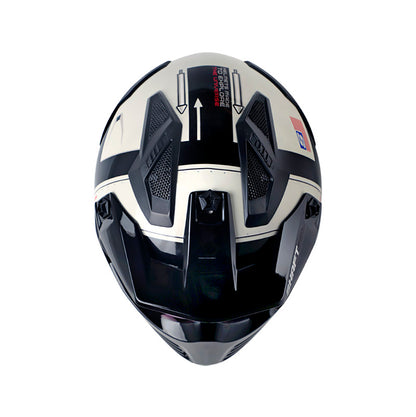 CASCO SHAFT SH-225 PILOT SATURN V GRIS CLARO ROJO IRIDIUM