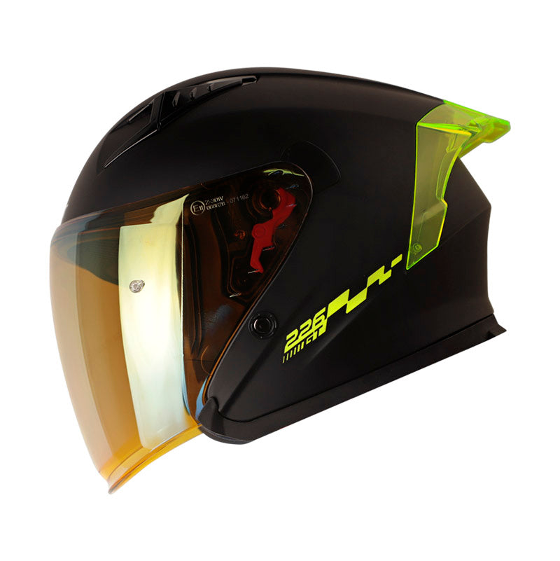 CASCO SHAFT SH-226GT SOLID MATE NEGRO AMARILLO V.IR.AMARILLO