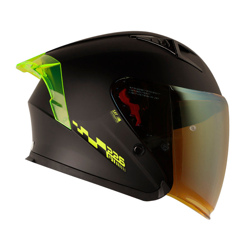 CASCO SHAFT SH-226GT SOLID MATE NEGRO AMARILLO V.IR.AMARILLO