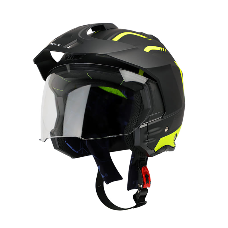 CASCO SHAFT SH-227 LOCK MATE NEGRO AMARILLO NEON