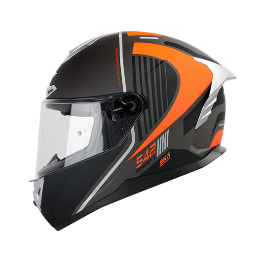CASCO SHAFT SH-542GT PRODIGY MATE NEGRO NARANJA NEON