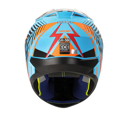 CASCO SHAFT SH-560 SHERP MATE AZUL NARANJA NEON