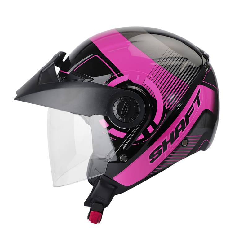 CASCO SHAFT SH-211 ZORAK NEGRO FUCSIA NEON