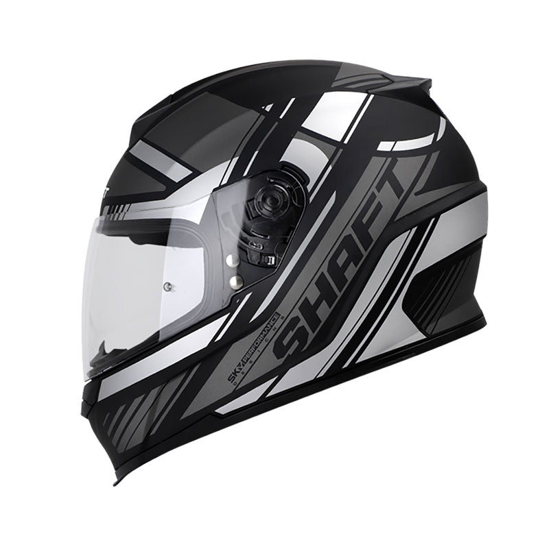 CASCO SHAFT SH-502 LONGER MATE NEGRO PLATA