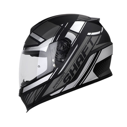 CASCO SHAFT SH-502 LONGER MATE NEGRO PLATA