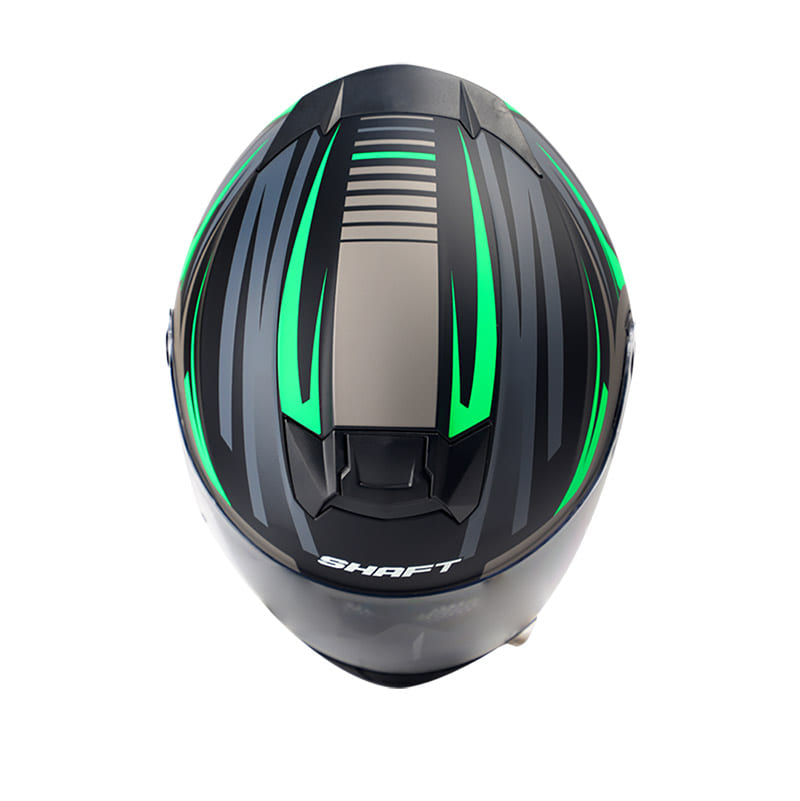CASCO SHAFT SH-502 WATA MATE NEGRO VERDE NEON