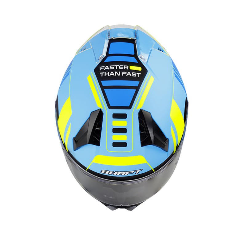 CASCO SHAFT SH-560 FLUSH MATE AZUL AMARILLO NEON