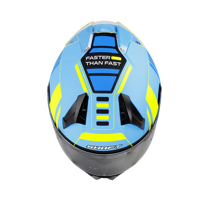 CASCO SHAFT SH-560 FLUSH MATE AZUL AMARILLO NEON