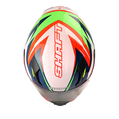 CASCO SHAFT SH-562 OCELOT NARANJA NEON VERDE NEON