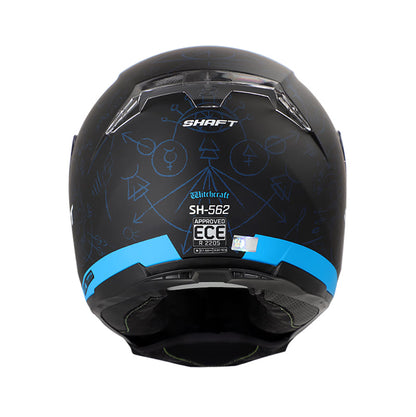 CASCO SHAFT SH-562 WITCHCRAFT MATE NEGRO AZUL