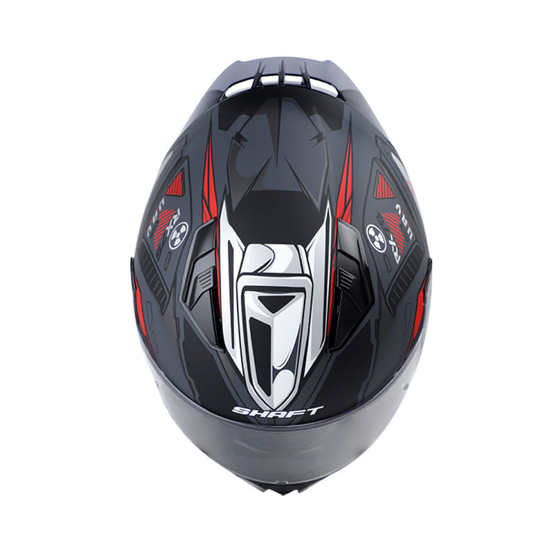 CASCO SHAFT SH-582SP RX78 MATE GRIS ROJO